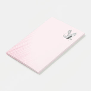 Silver Heels Rosa Post-it Block