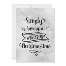 Silver helt enkelt att ha en underbar jultid