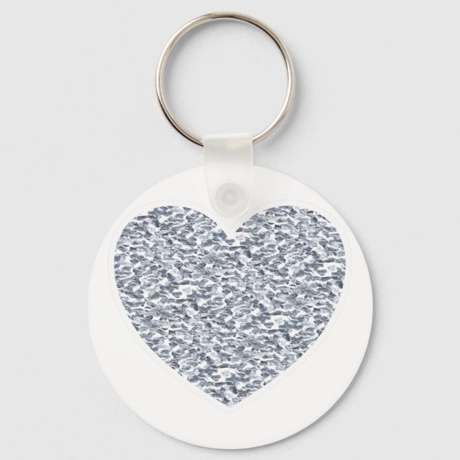 Silver hjärta nyckelring (Framsida)