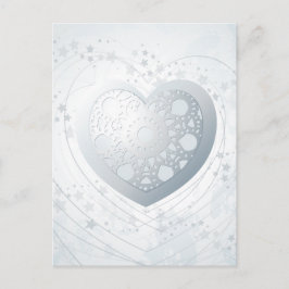 Silver hjärta, vykort