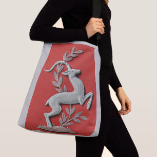 silver hjort axelväska