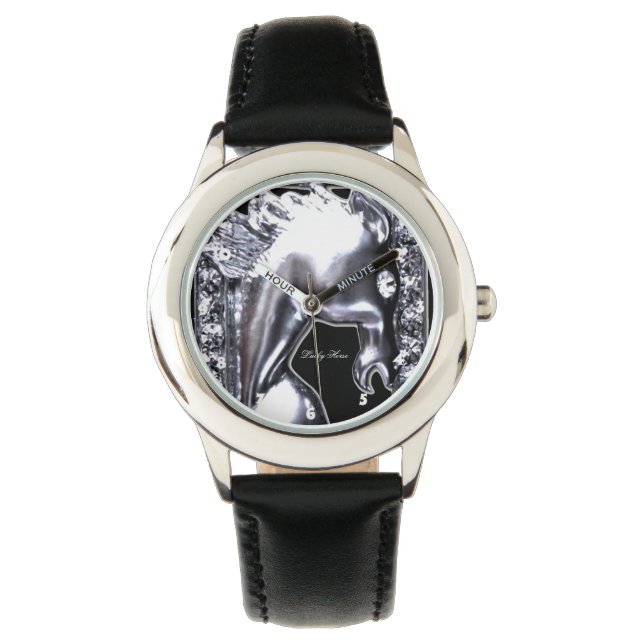 Silver Horse Armbandsur (Framsida)