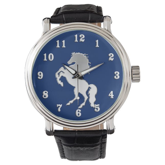 Silver Horse Armbandsur (Framsida)