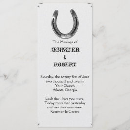 Silver Horseshoe om det vita Bröllopsprogrammet Program