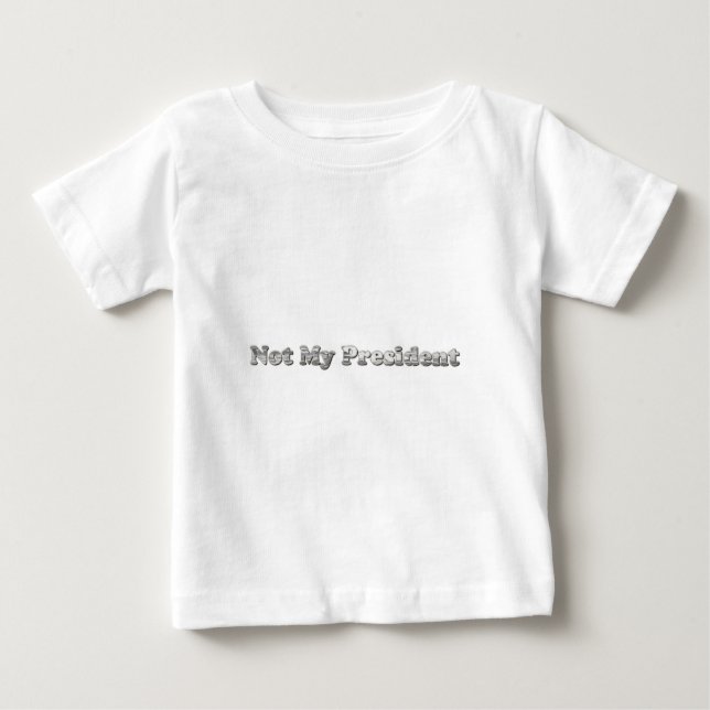 silver Inte min president T-shirt (Framsida)