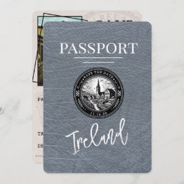 Silver Ireland Passport Spara datum Spara Datumet
