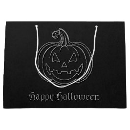 Silver Jack O'Lantern Halloween