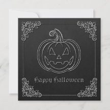 Silver Jack O'Lantern Halloween