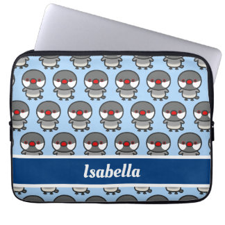 silver Java sparrow Laptop Fodral