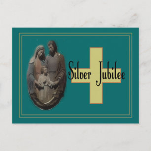 Silver Jubilee-gåvor till nuns Vykort
