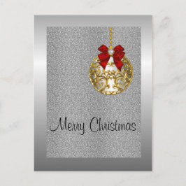 Silver jul, Golden Bauble Helg Vykort