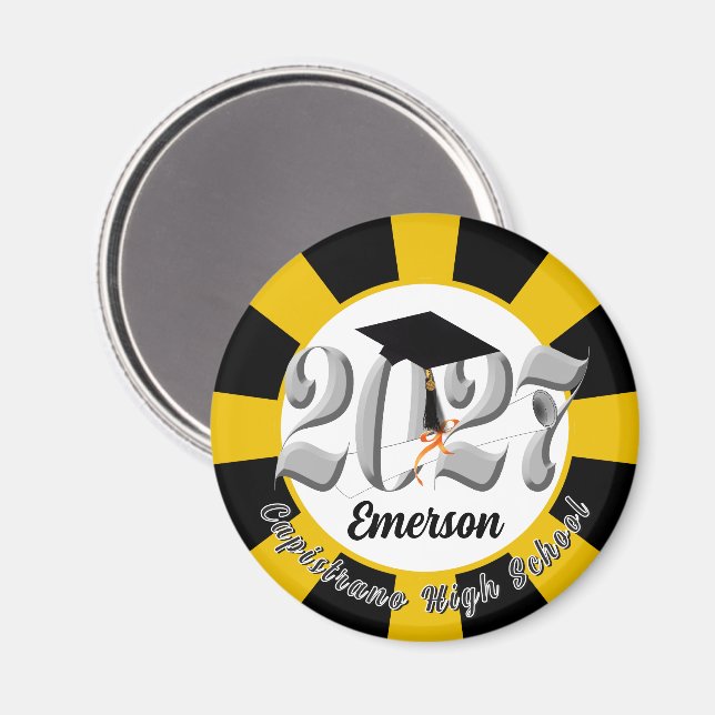 Silver Klass 2027 Examen Magnet (Front/Back)