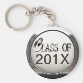 Silver-klass för... Lägg till år, nyckelkedja Nyckelring