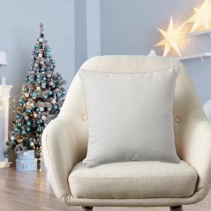 Silver Klockor Grått Modern Solid Basic-färgad Kudde