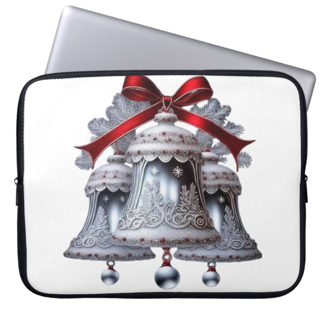 Silver klockor laptop fodral (Framsidan)