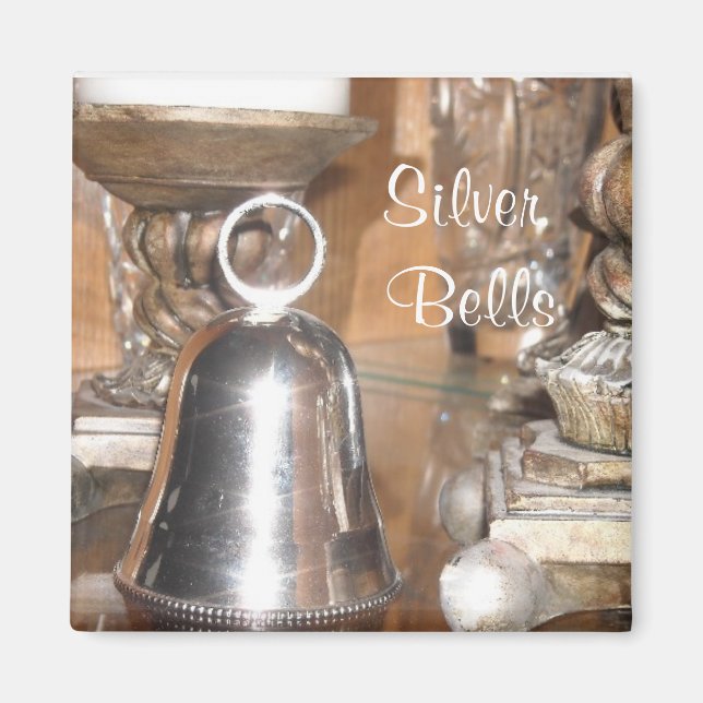 Silver Klockor Magnet (Framsidan)