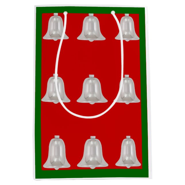 Silver Klockor medelstor gifteksbricka (Framsidan)