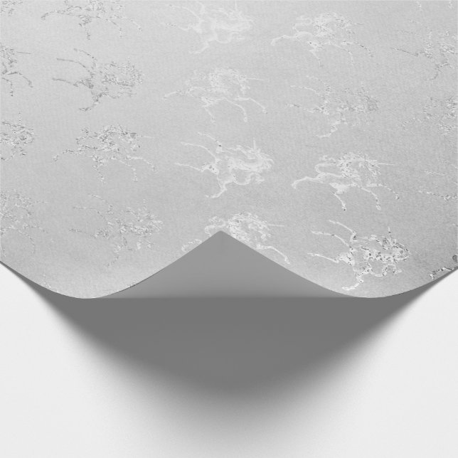 Silver-Klubben av monokromatiskt Grått- från Unico Presentpapper (Hörn)