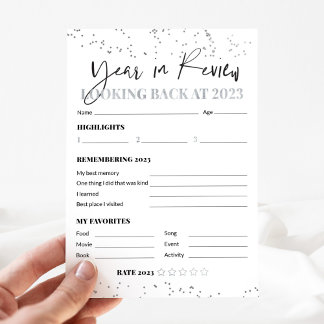 Silver Konfetti 2023 År i granskningsreflektioner