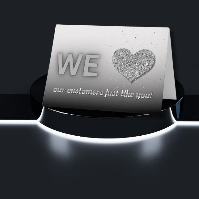 Silver-kundens Tack Kort (Skapare uppladdad)