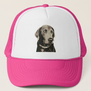Silver Lab 100 % Labrador Truckerkeps