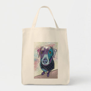 Silver Lab Tote Tygkasse