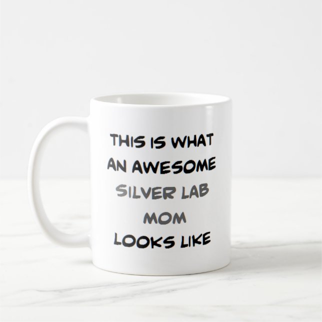 silver labbet mamma, fantastisk kaffemugg (Vänster)