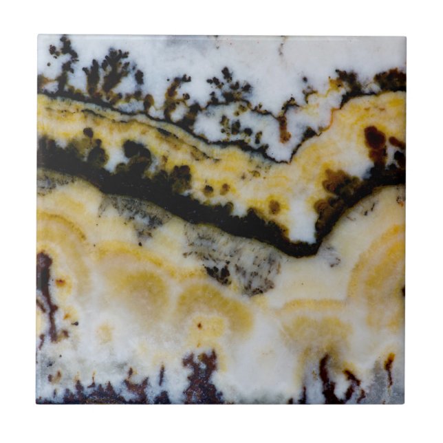Silver Lace Onyx Kakelplatta (Framsidan)