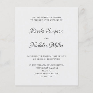 SILVER | LÅG KOSTNADSFÖRING Enkel Elegant Minimal