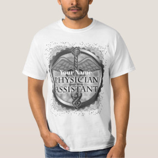 Silver läkarassistent t shirt