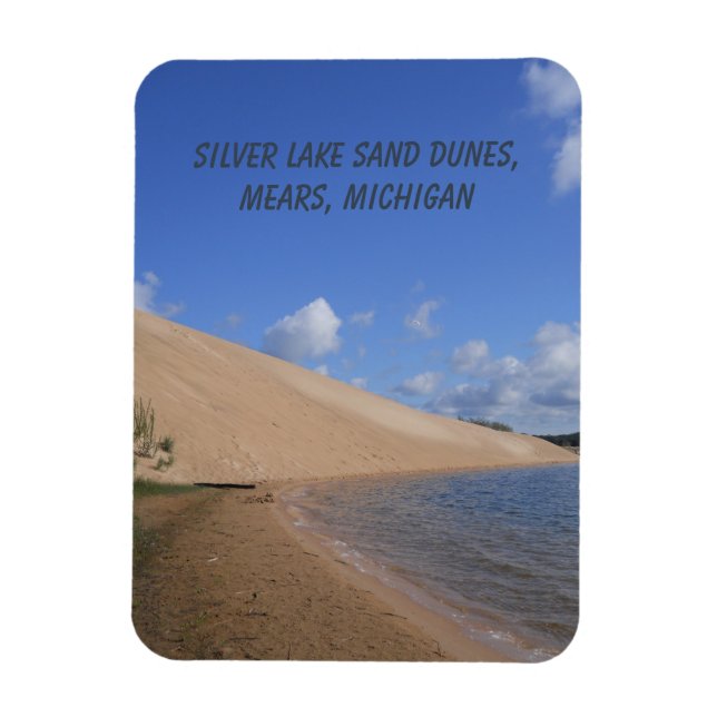 Silver Lake Sand Dunes, Mears, Michigan Magnet (Vertikal)