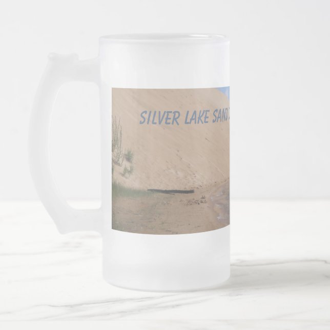 Silver Lake Sanddyner, Mears, Michigan Frostat Ölglas (Vänster)