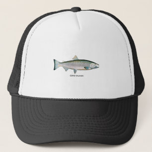 Silver lax (havssafloden) truckerkeps