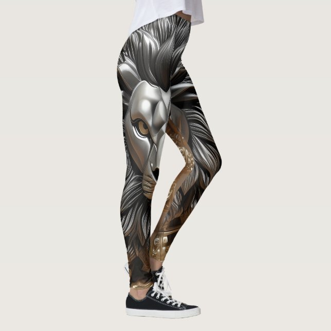 Silver Lejon huvudkonstruktion Leggings (Höger)