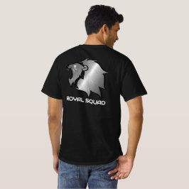 Silver Lejonare Royal fyrkant T Shirt