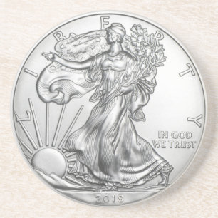 SILVER LIBERTY COIN UNDERLÄGG