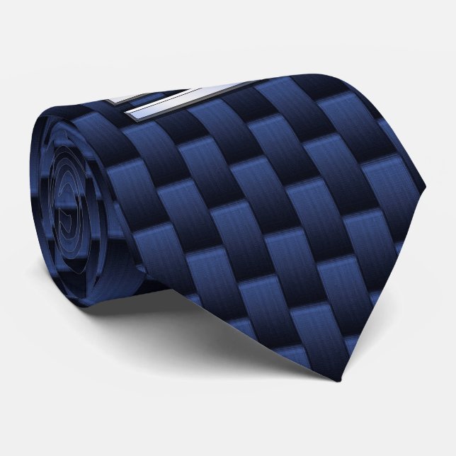 Silver Libra Zodiac Symbol Navy Blue Carbon Fiber Slips (Rullad)