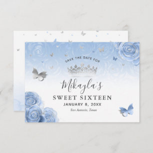 Silver Light Baby blue Ro Elegant Spara Datumet