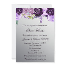 Silver Lila Blommigt Business Corporate Party