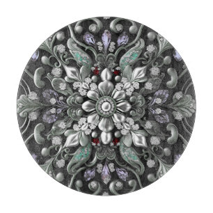 Silver Lila Decorative Clearboard