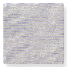 Silver Lila Glitzy Glitter Rand