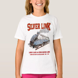 Silver Link - LNER Class A4 2509 Steam Train Loco T Shirt