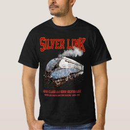 Silver Link - LNER Class A4 2509 Steam Train Loco T Shirt