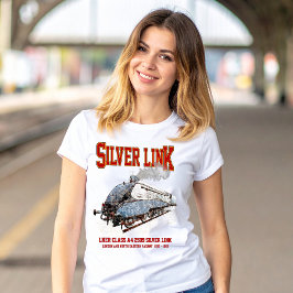 Silver Link - LNER Class A4 2509 Steam Train Loco T Shirt