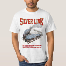 Silver Link - LNER Class A4 2509 Steam Train Loco T Shirt