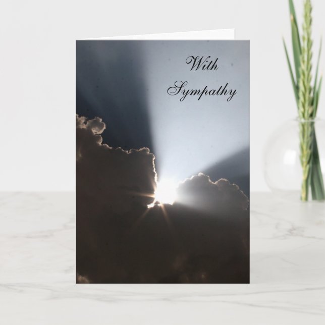 silver ljussympati kort (Framsida)
