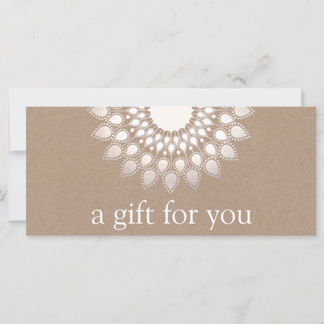 Silver Lotus Mandala Yoga och Meditation (Framsida)