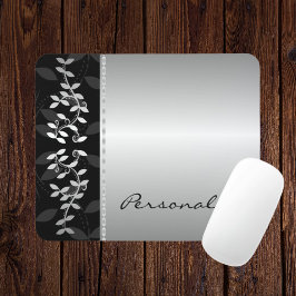 Silver Löv Gräns Mousepad Musmatta