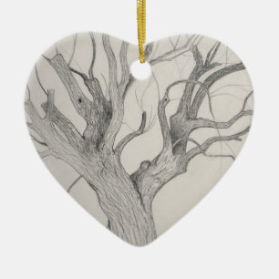 Silver Maple Julgransprydnad Keramik