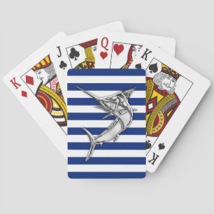 Silver Marlin Sordfish på marinflottan Rand Casinokort